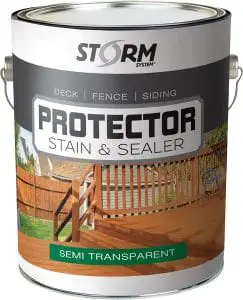 stain and sealer combination for wood