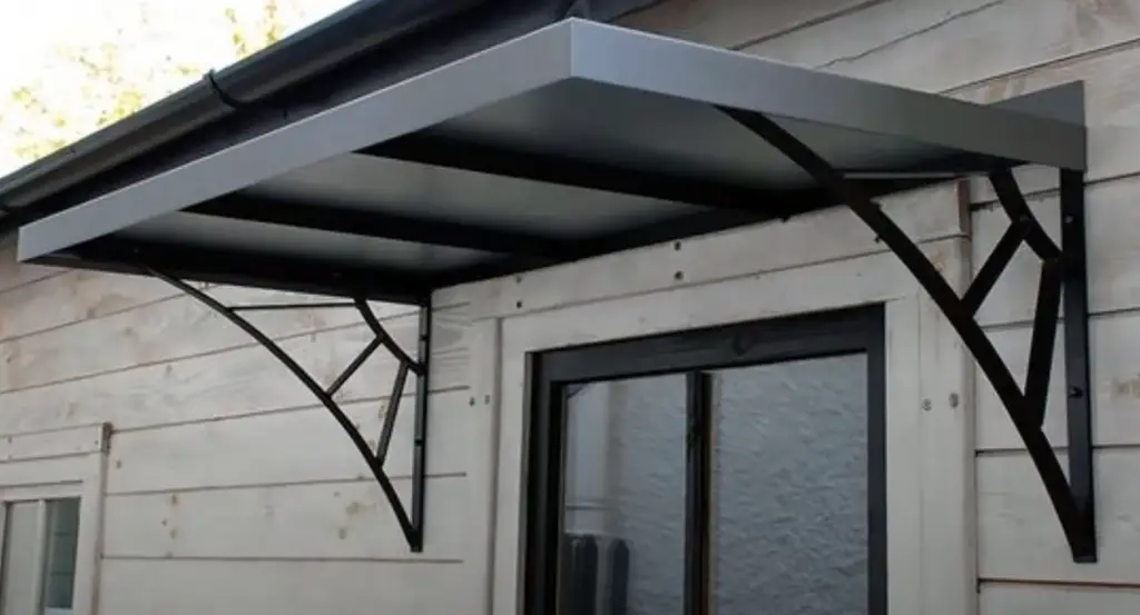 metal shed awning