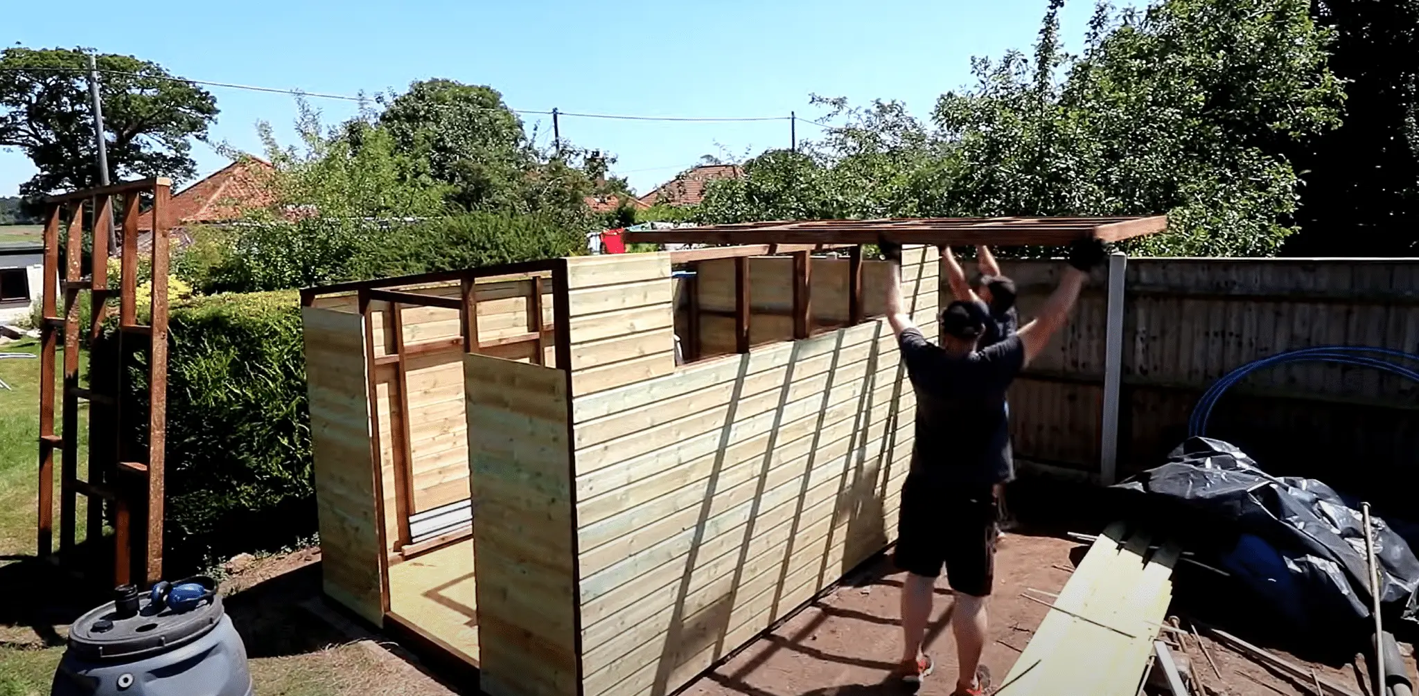 build backyard workshop