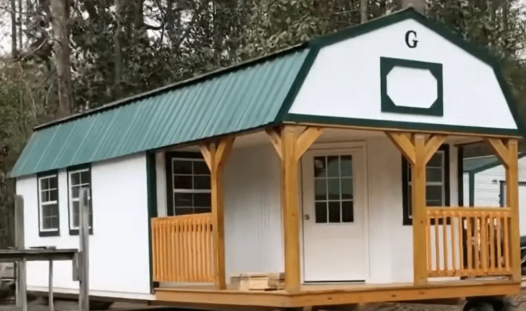 porch to a shed