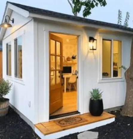 convert a shed into office