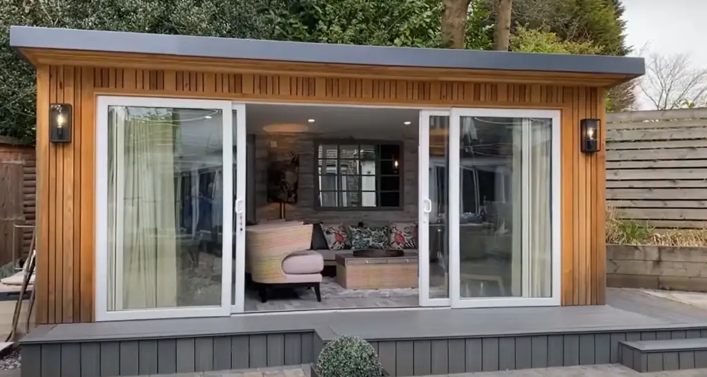 outside in garden room