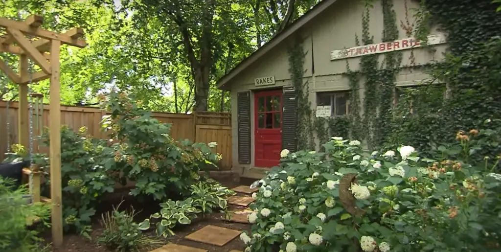 lush garden room