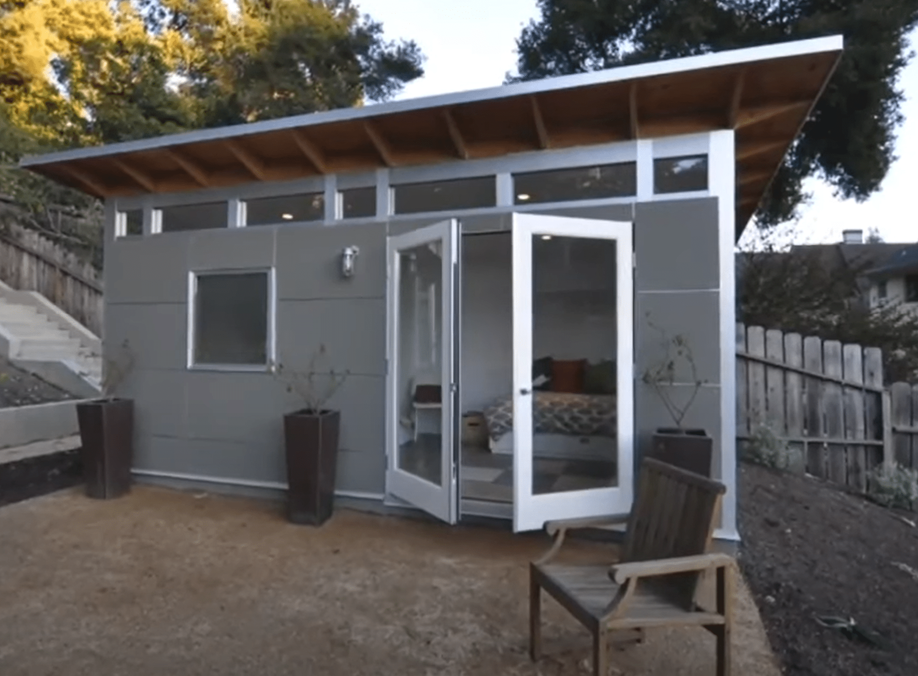 prefab backyard office