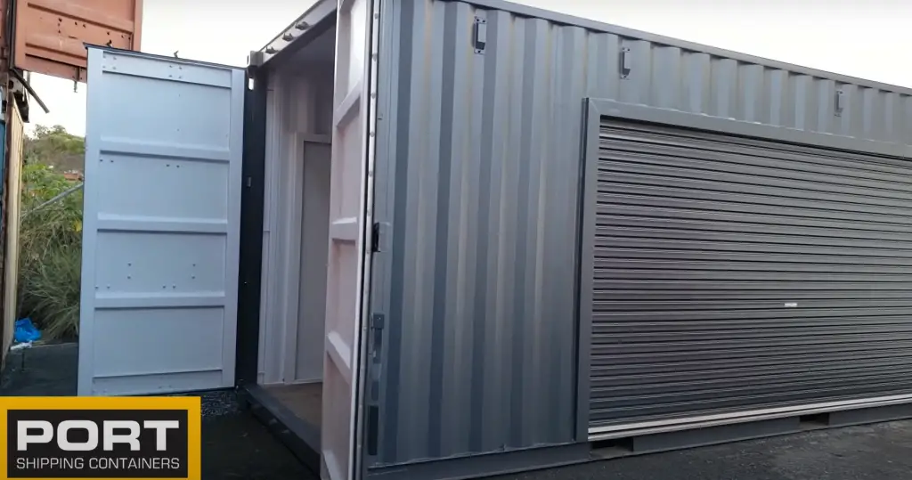 shipping container shed