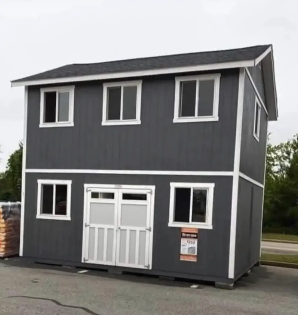 home depot garden office with storage 2 story